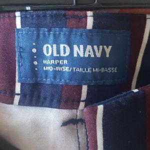 Pinstripe cropped pants